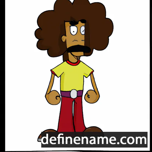 cartoon of the name Lavell