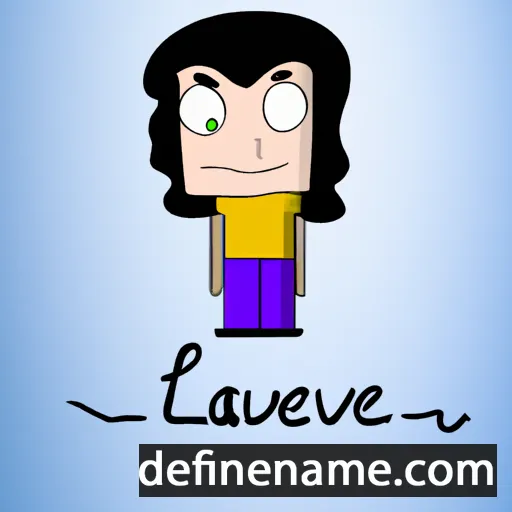 cartoon of the name Lavelle