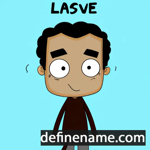 cartoon of the name Lavesh