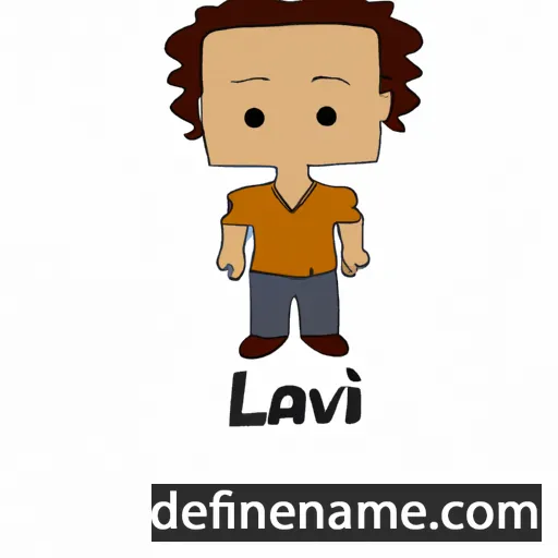 cartoon of the name Lavi