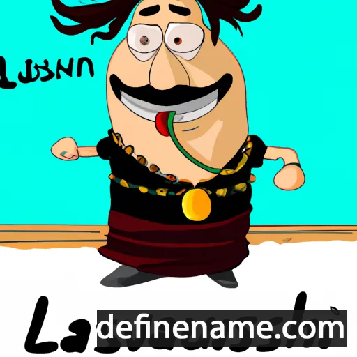 cartoon of the name Lavkush