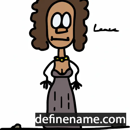 cartoon of the name Lavonda