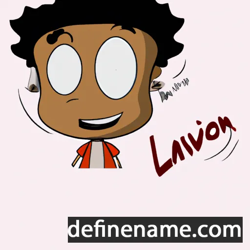 cartoon of the name Lavonn