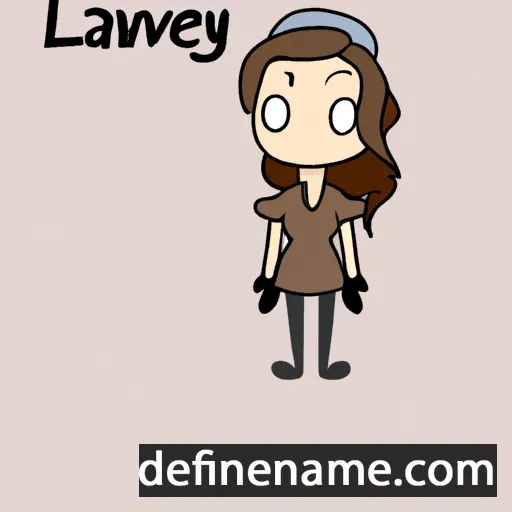 cartoon of the name LaVyrle