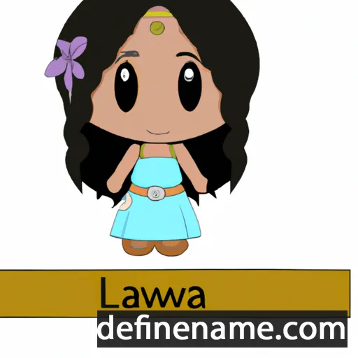 cartoon of the name Lawaiʻa