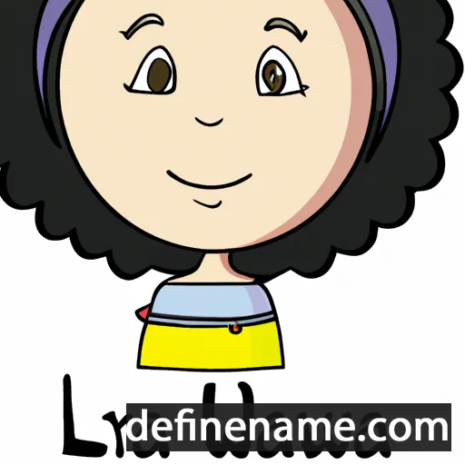 cartoon of the name Lawana