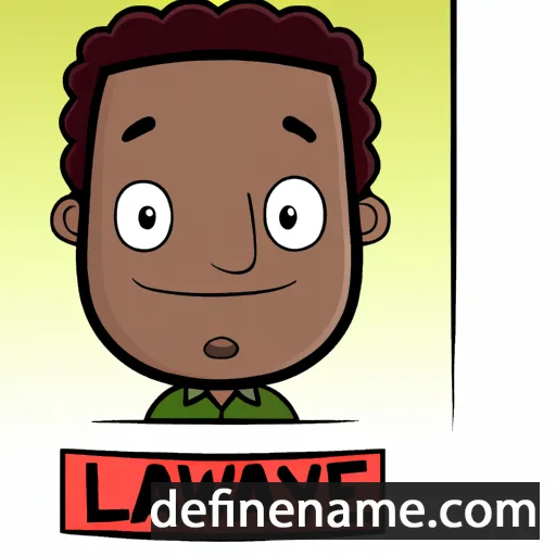 cartoon of the name Lawayne