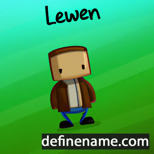 cartoon of the name Lawren