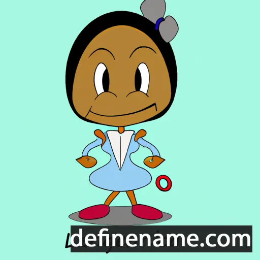 cartoon of the name Lawrencia