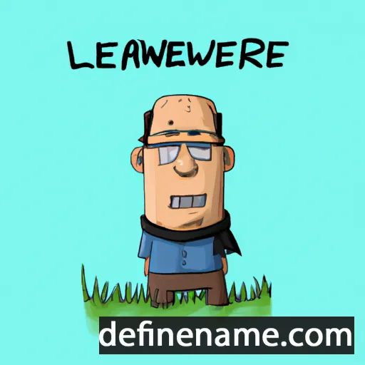 cartoon of the name Lawrenz