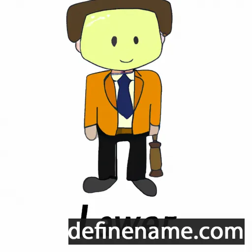 cartoon of the name Lawyer