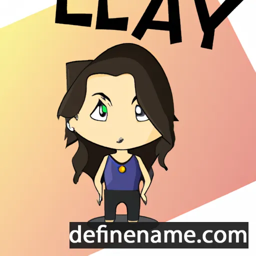 cartoon of the name Lay