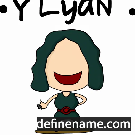 cartoon of the name Layan