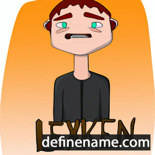 cartoon of the name Layken