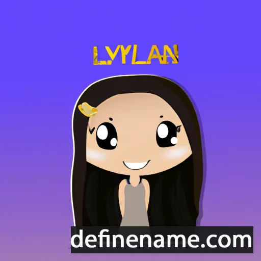 cartoon of the name Laylani