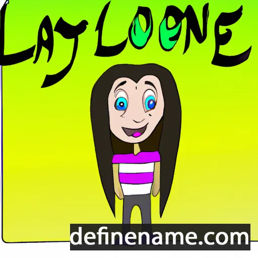 cartoon of the name Laylonie