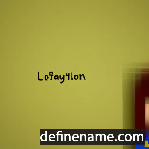 cartoon of the name Laylonni