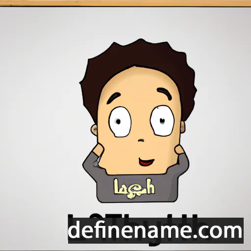 cartoon of the name Layth