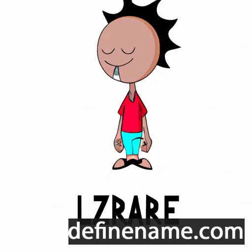 cartoon of the name Lazaire