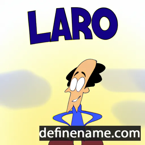 Lazaro cartoon