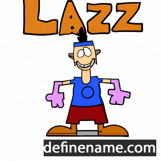 cartoon of the name Lazz