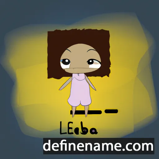 cartoon of the name Lébéa