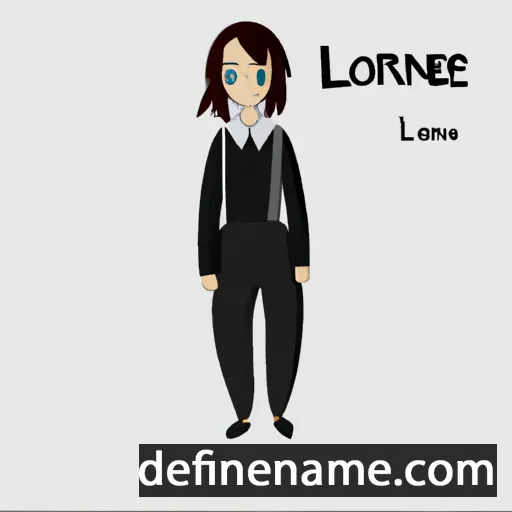 cartoon of the name Lénore