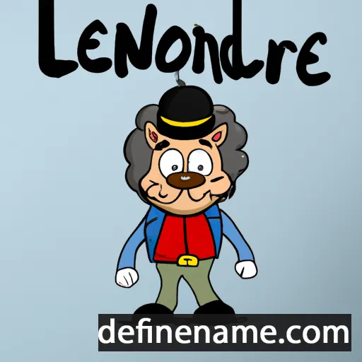 cartoon of the name Léonarde