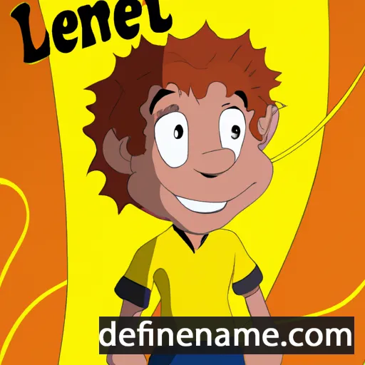 cartoon of the name Léonet