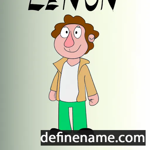 cartoon of the name Léonin