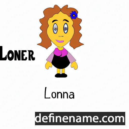 cartoon of the name Léonora