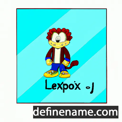 cartoon of the name Léophélix