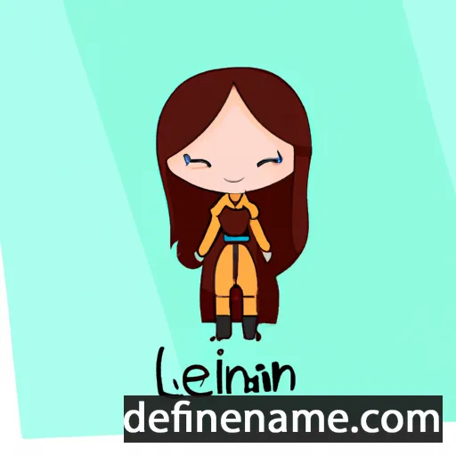 cartoon of the name Lëliana