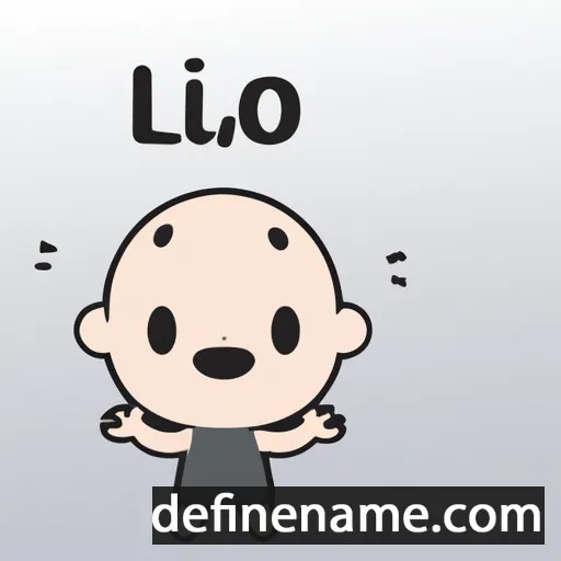 cartoon of the name Lệ