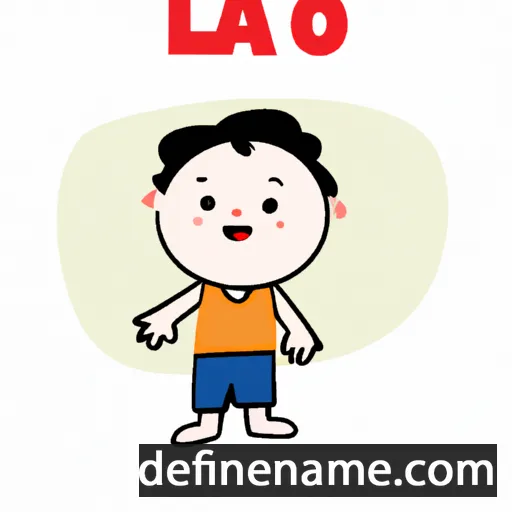 cartoon of the name Lễ