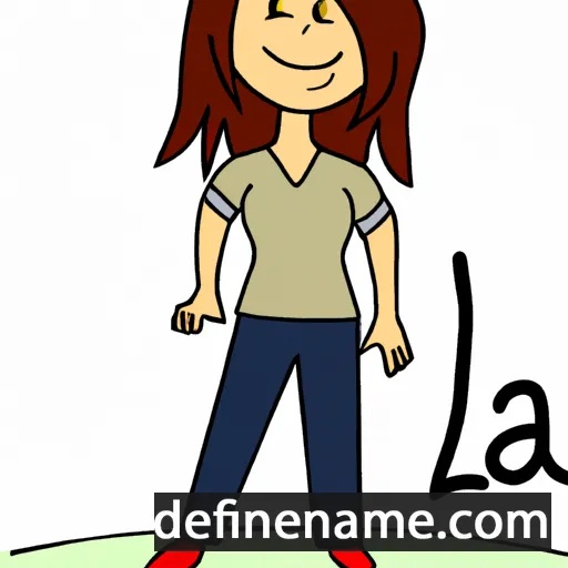 cartoon of the name Lea