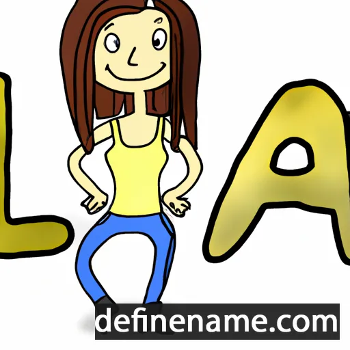 cartoon of the name Lea