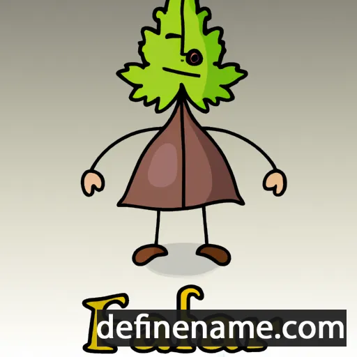 Leafar cartoon