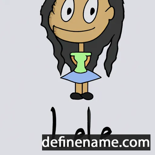 Lealie cartoon