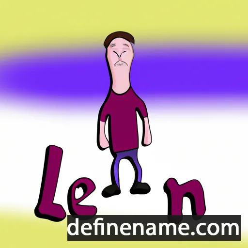 Lean cartoon