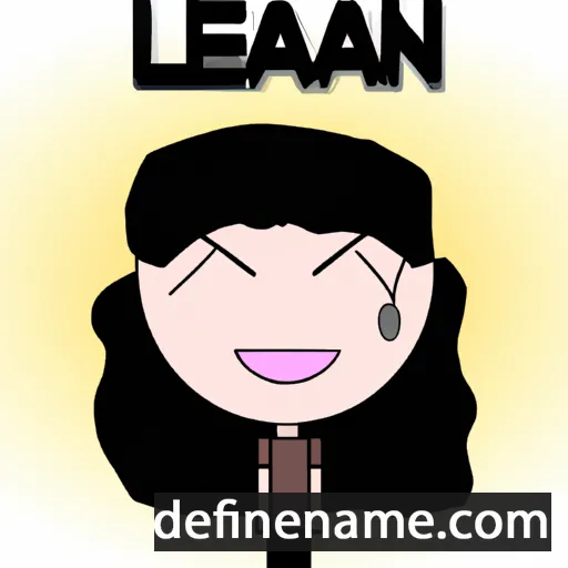 Leanah cartoon