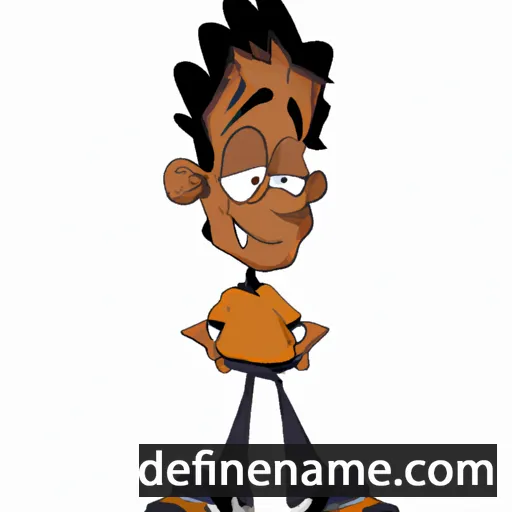 cartoon of the name Leandre