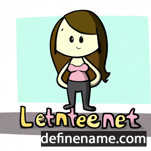 cartoon of the name Leanette