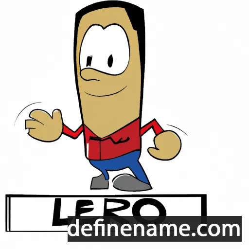 cartoon of the name Learco