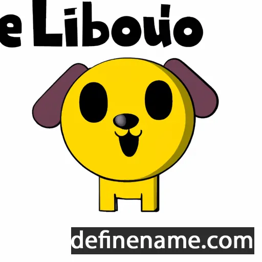 cartoon of the name Lebuíno