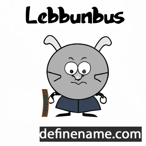 cartoon of the name Lebuinus