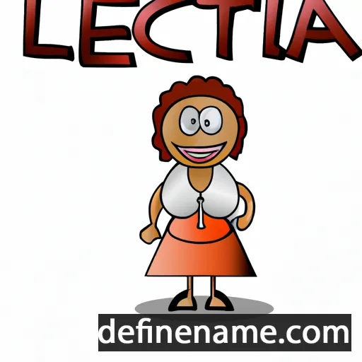 cartoon of the name Lecta