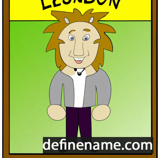 cartoon of the name Ledion