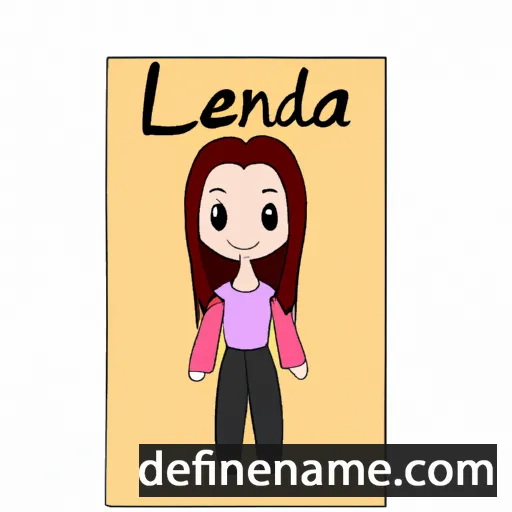 cartoon of the name Ledjana