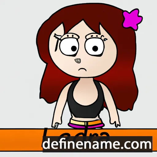 cartoon of the name Ledora